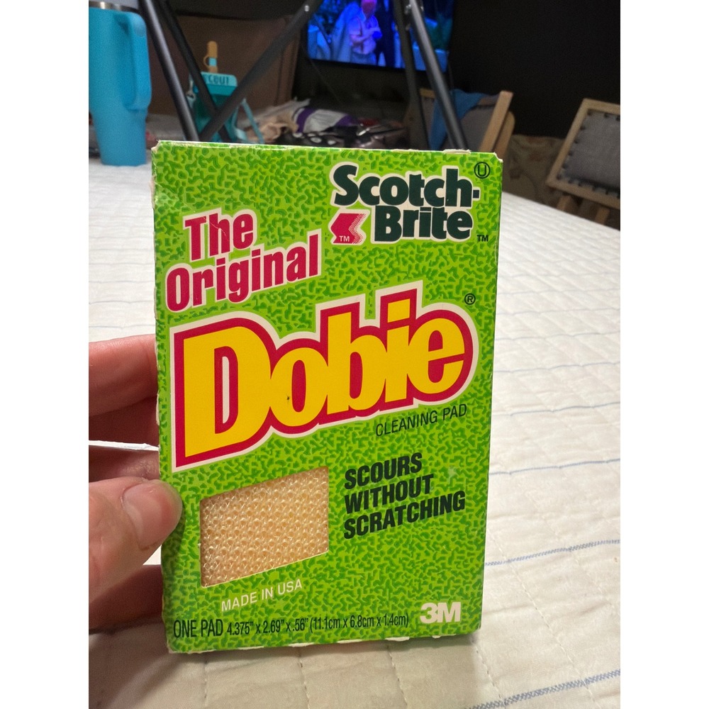 Vintage 1996 Scotch-Brite The Original Dobie Cleaning Pad Non-Scratch USA Made